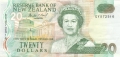 New Zealand 20 Dollars, (1994)